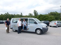 Reisebericht - mit tuifly.com nach Mali Losinj in Kroatien - unser Transferbus vom Flughafen Mali Losinj zur Fhre nach Valbiska