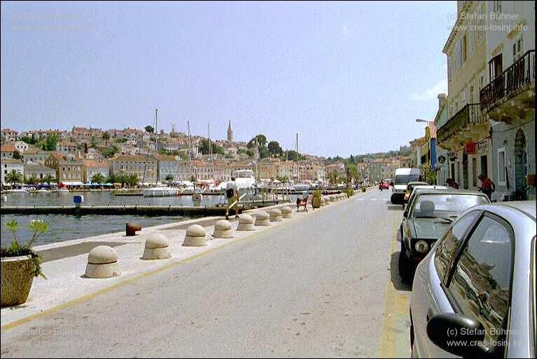 Blick auf Hafen von Mali Losinj