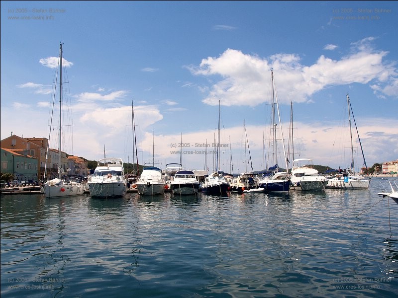 im Hafen von Mali Losinj