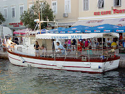 die Mateo im Hafen von Mali Losinj