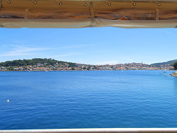 Blick vom Deck der Marina in den Hafen von Mali Losinj