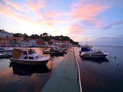 der Fischerhafen Rovenska bei Veli Losinj