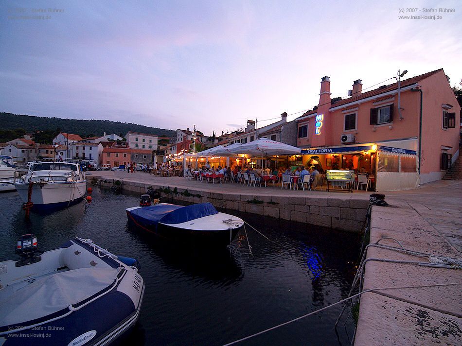 der Fischerhafen Rovenska bei Veli Losinj