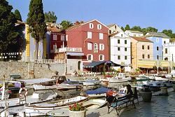 der Hafen von Veli Losinj in Kroatien